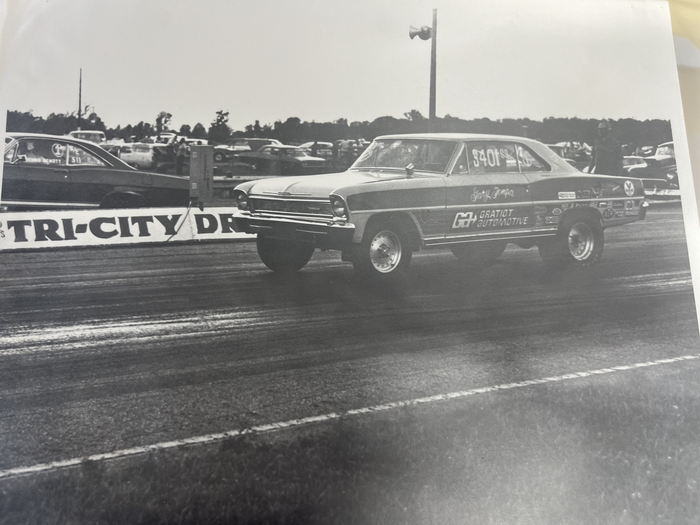 Tri-City Dragway - Vintage Photo From Jakob T Brill - John Pitts - Ed Quick (newer photo)